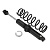Амортизатор передней подвески Sledex SPI для Ski-Doo BACKCOUNTRY 850 E-TEC '19-'21 SU-08261S 505074324, 505074296, 505074127, 505072741