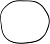 Прокладка вариатора квадроцикла Polaris RZR 1000 900 570 General 1000 Ranger 5521831 EPI WE590002