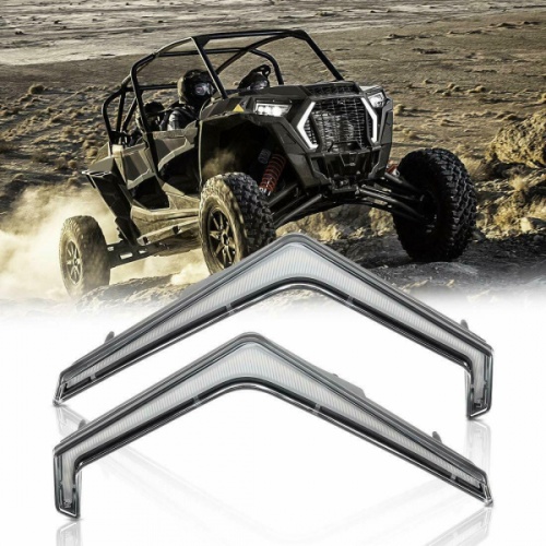 Габаритные огни c поворотником GorillaWorks для Polaris RZR TURBO S 2018+ 2414087 2414088 DRLRTS18