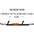 Коньки для лыж снегохода Woodys Ski-Doo Lynx  DS4-9500-1 860201043