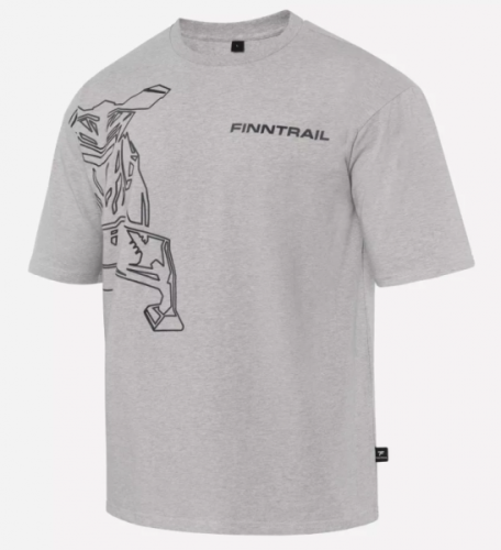 Футболка Finntrail Snowmobile 6715 Grey (Размер M)