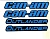 Наклейки расширителей арок BRP Can-Am Digital Blue 704905101