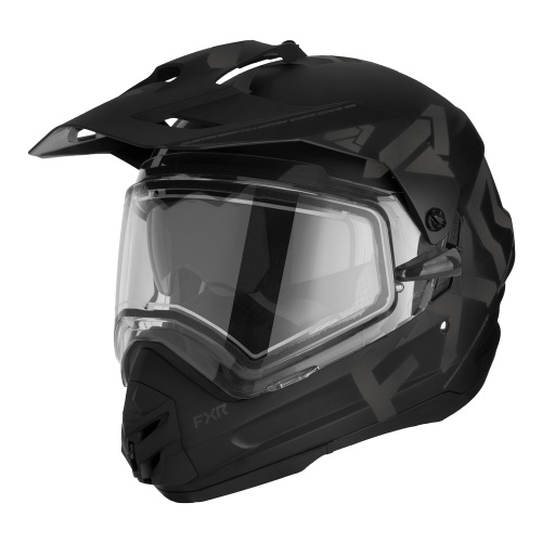 Шлем FXR TORQUE X TEAM W  E SHIELD & SUN SHADE с подогревом (Black Ops, L) 230635-1010 Размер L